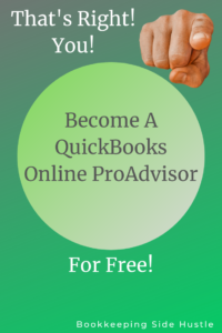 Become A QuickBooks Online ProAdvisor Pin