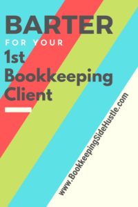 Barter For Your First Bookkeeping Client