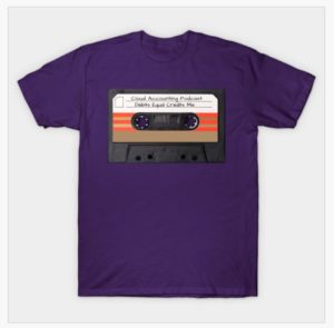 Cloud Accounting Podcast Shirt Image