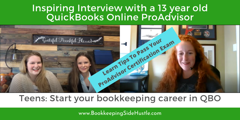 13 year old QuickBooks proadvisor