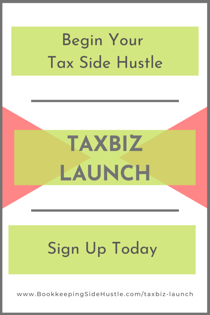 TaxBiz Launch Pin